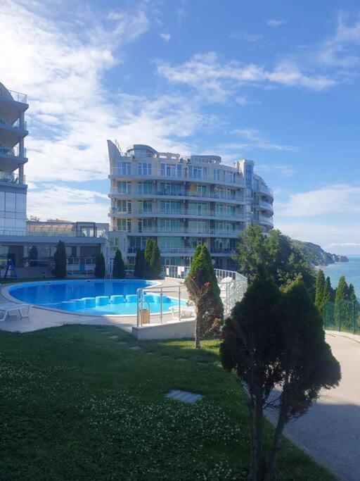Studio Silver Terace With Sea View For 4 Person Beala Exterior foto