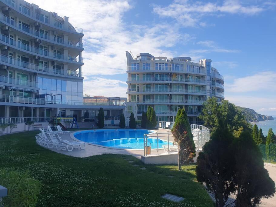 Studio Silver Terace With Sea View For 4 Person Beala Exterior foto