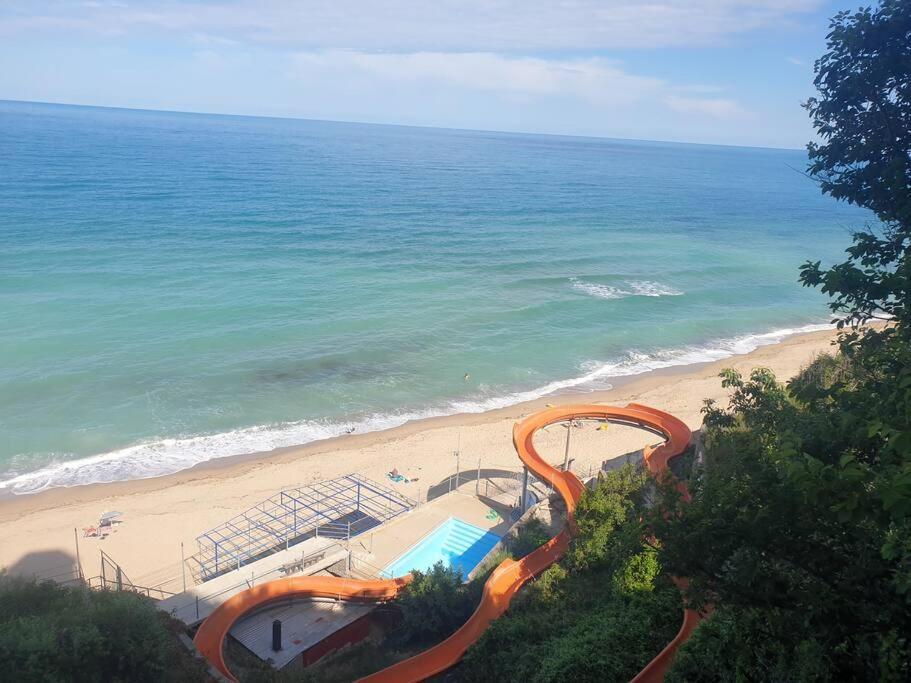 Studio Silver Terace With Sea View For 4 Person Beala Exterior foto
